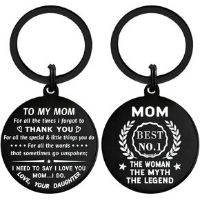 Christmas Gifts for Mom - Mothers Day Gifts Keychain - Thank You Mom Key Chain Keyring in Kuwait