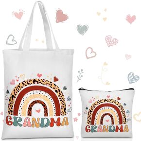 Shinylin 2 Pcs Speech Language Pathologist Gifts Everyone Deserve a Voice Speech Therapy Tote Bag Rainbow Slp Cosmetic Bag Graduation Gifts for Women Teen Girls Speech Pathologist Assistant Therapist