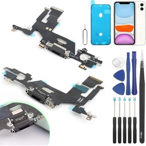 Charger Dock Connector for iPhone 11 Charging Port Replacement for iPhone 11 USB Charger Board Flex Cable Parts