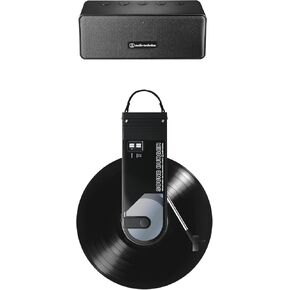 Audio-Technica ATSB727BKP2 Turntable Speaker Pack, Black