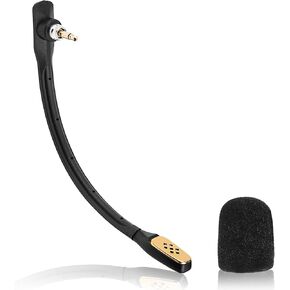 A40 Mic, Microphone Replacement for Astro A40 / A40 TR Gaming Headset on PS5, PS4,PC, Mac, Phone, Noise Cancelling 3.5mm-Black