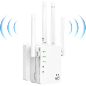 موسع واي فاي، معزز واي فاي بسرعة 1200 ميجابت في الثانية ثنائي النطاق (5 جيجا هرتز/2.4 جيجا هرتز)، معزز إشارة موسعات واي فاي للمنزل، مكرر واي فاي مع منفذ إيثرنت يغطي ما يصل إلى 12880 مترًا مربعًا. قدم و105 جهاز in Kuwait