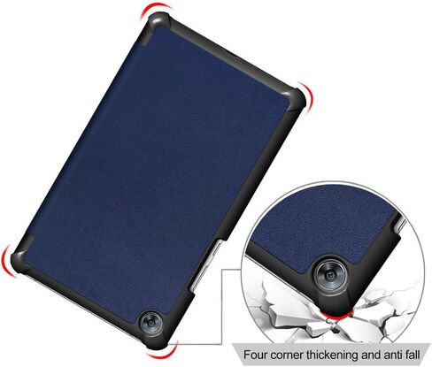 حافظة Custer لهاتف Huawei MediaPad M5 8.4 SHT-AL09 SHT-W09، غطاء صلب رفيع للغاية من جلد البولي يوريثان لهاتف Huawei MediaPad M5 8.4 SHT-AL09 SHT-W09 - أسود in Saudi Arabia