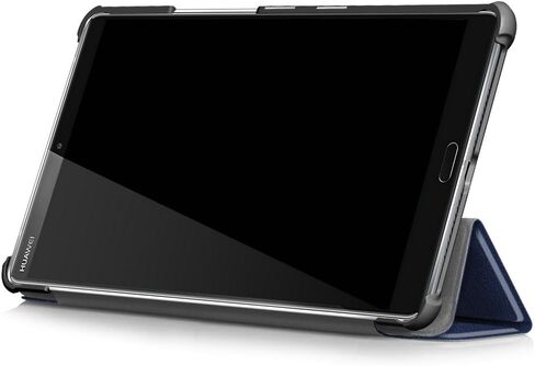 حافظة Custer لهاتف Huawei MediaPad M5 8.4 SHT-AL09 SHT-W09، غطاء صلب رفيع للغاية من جلد البولي يوريثان لهاتف Huawei MediaPad M5 8.4 SHT-AL09 SHT-W09 - أسود in Saudi Arabia