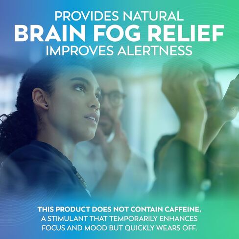 Brain Supplements for Memory and Focus with BiAloe - Plant-Based Daily Brain Care Cognitive Supplement and Nootropic Brain Support Supplement - Immunity and Energy - 120 Capsules in Saudi Arabia