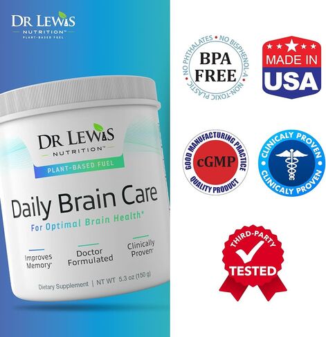 Brain Supplements for Memory and Focus with BiAloe - Plant-Based Daily Brain Care Cognitive Supplement and Nootropic Brain Support Supplement - Immunity and Energy - 120 Capsules in Saudi Arabia