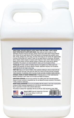 Nature’s MACE Dog Repellent 40oz Spray,Treats 1,000 Sq. Ft., Keep Dogs Out of Your Lawn and Garden,Train Your Dogs to Stay Out of Bushes/Safe to use Around Children & Plants in Saudi Arabia