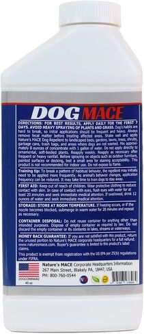 Nature’s MACE Dog Repellent 40oz Spray,Treats 1,000 Sq. Ft., Keep Dogs Out of Your Lawn and Garden,Train Your Dogs to Stay Out of Bushes/Safe to use Around Children & Plants in Saudi Arabia