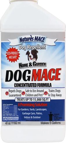 Nature’s MACE Dog Repellent 40oz Spray,Treats 1,000 Sq. Ft., Keep Dogs Out of Your Lawn and Garden,Train Your Dogs to Stay Out of Bushes/Safe to use Around Children & Plants in Saudi Arabia