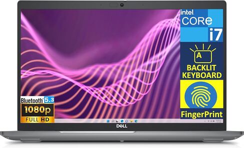 Dell Latitude 5540 15.6" IPS FHD Business Laptop (Intel i7-1355U, 32GB RAM, 1TB PCIe SSD, Intel Iris Xe, Backlit KB, 2X Thunderbolt, FP Reader, RJ-45, WiFi 6E, BT 5.3, Micro SD, Webcam, Win 11 Pro) in Saudi Arabia
