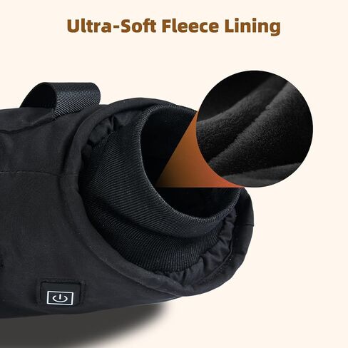 حقيبة تدفئة اليد من Eyoyo، كمامة يد كهربائية ساخنة مع إعداد حرارة 3 مستويات، بطارية قابلة لإعادة الشحن وحقيبة تدفئة اليد بجيبين لكرة القدم والجولف وصيد الأسماك على الجليد والتخييم والمشي في الهواء الطلق in Kuwait