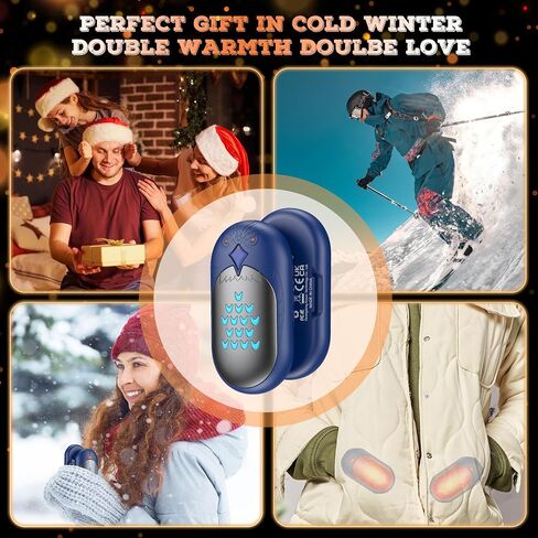 Hand Warmers Rechargeable Portable Reusable: Owl Hand Warmer 2 Pack 6000mAh 20 Hours Sided Heater Handwarmer Outdoor Golf Hunting Camping for Women Men Kids Winter Birthday Christmas New Year Gifts in Saudi Arabia