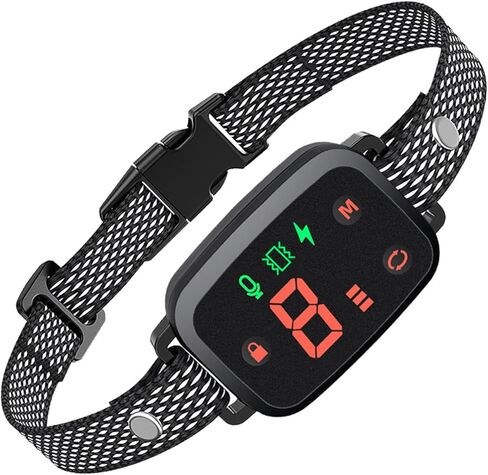 طوق النباح التلقائي للكلاب الكبيرة، طوق لحاء الكلب السترونيلا قابل لإعادة الشحن، طوق تدريب مضاد للنباح مع 8 صدمات اهتزاز صوتية قابلة للتعديل، طوق النباح للكلاب الصغيرة المتوسطة in Kuwait