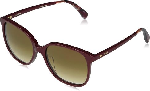 TOMS Women's Sandela Round Sunglasses, Sea Moss, 55-17-147 in Saudi Arabia