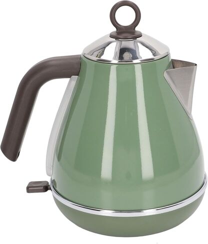 غلاية كهربائية CHICIRIS غلاية كهربائية سريعة الغليان 360 درجة قاعدة دوارة سهلة التشغيل قابس الاتحاد الأوروبي 220-240 فولت للاستخدام المنزلي (أخضر داكن) in Kuwait