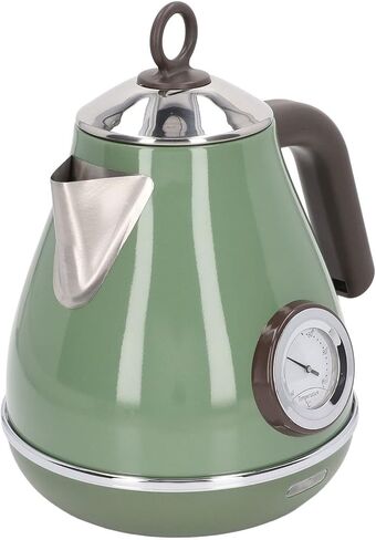 غلاية كهربائية CHICIRIS غلاية كهربائية سريعة الغليان 360 درجة قاعدة دوارة سهلة التشغيل قابس الاتحاد الأوروبي 220-240 فولت للاستخدام المنزلي (أخضر داكن) in Kuwait