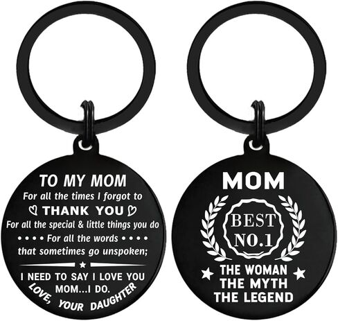 Christmas Gifts for Mom - Mothers Day Gifts Keychain - Thank You Mom Key Chain Keyring in Kuwait
