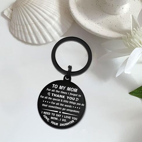Christmas Gifts for Mom - Mothers Day Gifts Keychain - Thank You Mom Key Chain Keyring in Kuwait