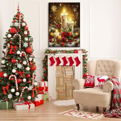 Christmas Diamond Art Kits for Adults-Christmas Gnome Adult Diamond Painting Kits,Christmas Gem Art for Adults for Gift and Home Decoration(12x16inch) in Kuwait