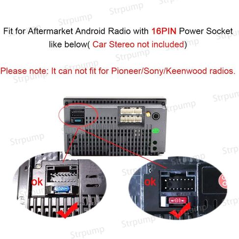 9'' Inch Car Radio Stereo Dash Frame Fascia Bezel Panel Compatible for Toyota Sienna 2004~2010 w/Power Harness Cable Install Trim in Saudi Arabia
