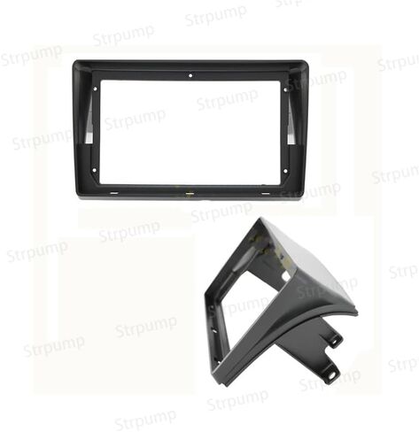 9'' Inch Car Radio Stereo Dash Frame Fascia Bezel Panel Compatible for Toyota Sienna 2004~2010 w/Power Harness Cable Install Trim in Saudi Arabia