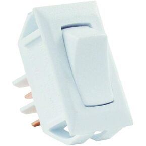 JR Products 13665 Momentary-On/Off Switch - White