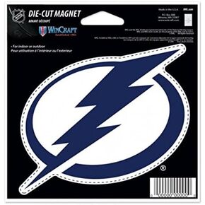 WinCraft NHL Tampa Bay Lightning Color 4.5 x 6 Die Cut Magnet