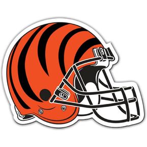 مغناطيس خوذة فريمونت داي NFL سينسيناتي بنغلس من الفينيل، 8 بوصات، ألوان الفريق
