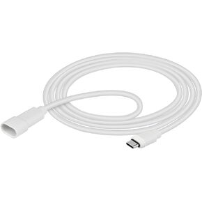 Extension Cable for ring Solar Panel, Works for 2nd Generation Solar Panel and Small Solar Panel, 12ft Power Extension Cord for USB-C Solar Panel and USB-C Input Cameras, 1-Pack