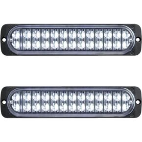 AT-HAIHAN Pack of 2 Aluminum Housing Red LED Trailer Stop Brake Turn Tail Lights, DOT Compliant Waterproof Surface Mount Lighting for Truck Tractor Jeep RV in Kuwait