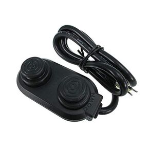 Pactrade Marine Boat Tilt Trim Switch Black Push Button Transom Trim Switch Control Rating 8A IP65 PC Push Switch Suitable for Boats Fishing Yachts Ships