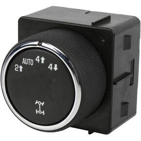 GM Genuine Parts 15284155 Transfer Case Selector Switch, Black/Chrome Ring