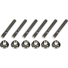 Dorman 03133HP Exhaust Flange Stud Kit - M10-1.5 x 62mm Stainless Steel Compatible with Select Models (OE FIX)