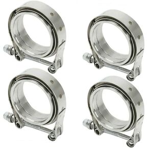 SUPERFASTRACING 3 بوصة العالمي V-Band Blot شفة المشبك عدة ذكر أنثى T-304 الفولاذ المقاوم للصدأ 4 قطعة in Kuwait