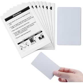 Card Reader Cleaning Cards - BIHYM Dual Side Credit Card Reader Cleaner, CR80 Card Reader Cleaner POS Swipe Terminal Cleaning Cards (10PCS)