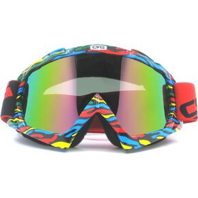 Motorcycle Goggle ATV Dirt Bike Off Road Racing Motocross Goggles for Men, Women, Adults