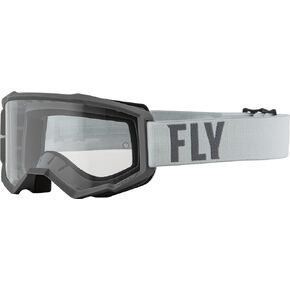 Fly Racing 2022 Focus Goggles (Black/White Clear Lens)