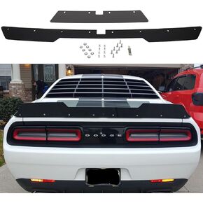 سبويلر خلفي من Wickerbill لسيارة دودج تشالنجر 2015-2023 SRT RT Hellcat Scat Pack مع كاميرا احتياطية، قطعتان من نوع Wicker Bill Spoiler مع أداة RivNut in Kuwait