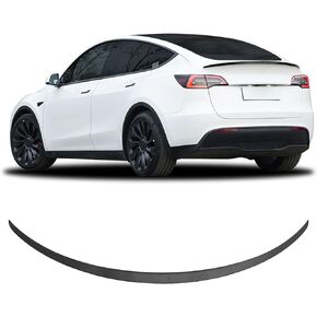 Fit Tesla Model Y Spoiler Rear Spoiler Wing 2020-2023 2024 Tesla Model Y Rear Trunk Lip, Sporty Appearance Tesla Model Y Accessories Trunk Spoiler, Matte Black