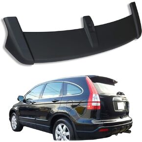 RainMan S Rear Trunk Spoiler Wing Replacement for 2007 2008 2009 2010 2011 Honda CRV CR-V Black Unpainted