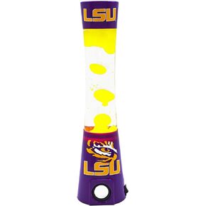 Sporticulture 2-in-1 Team Magma Lamp with Built-in Bluetooth Speaker - 16.5" Team Magma Lamp with Standard Outlet Connection and 30-Watt Bulb (Included) - LSU Tigers
