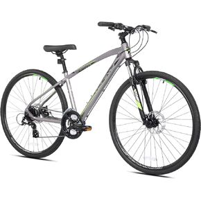 700c Giordano Brava Hybrid Comfort Bike, Small, Silver