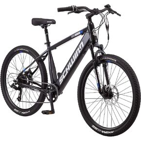 Schwinn Amalgam Mens and Womens Electric Bike, Hybrid Aluminum Frame, 7 Speed, 27.5-Inch Wheels, 375Wh Battery