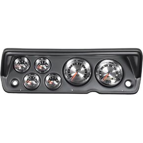 Auto Meter 7031 Direct Fit 6 Gauge Kit for Abody/Duster/Demon/Dart 1970-76 Tach/MPH/Fuel/W-Temp/Volt/AM