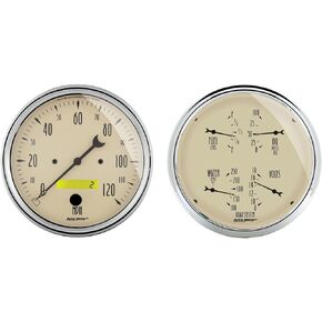 Auto Meter 1803 Antique Beige Street Rod Kit