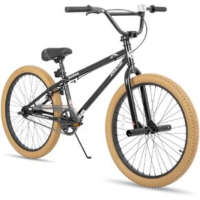 دراجة JOYSTAR Brockway للأطفال BMX مقاس 20 24 بوصة دراجات أطفال للأعمار من 6 إلى 14 سنة للأولاد والبنات والراكبين على مستوى المبتدئين، ألوان متعددة