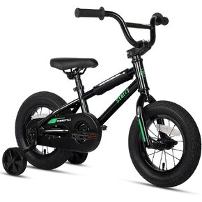 12 14 16 Inch Kids Bike BMX Style Bicycle with Training Wheels Coaster Brake for 1-8 Years Old Toddlers Boys Girls Multiple Colors