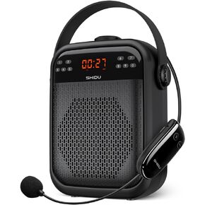 Voice Amplifier Wireless, 25W Voice Amplifier for Teachers, Portable Voice Amplifier PA System Microphone for Teachers Tour Guide Classroom Presentation Meetings and Outdoors
