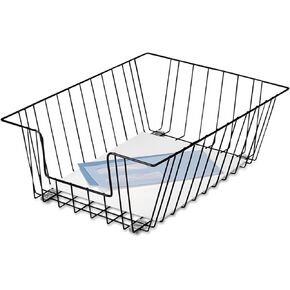 Fellowes Workstation Legal Size Desk Tray Organizer, Wire, Black (65112)