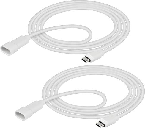 Extension Cable for ring Solar Panel, Works for 2nd Generation Solar Panel and Small Solar Panel, 12ft Power Extension Cord for USB-C Solar Panel and USB-C Input Cameras, 1-Pack in Saudi Arabia